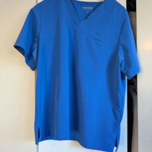 Blue Scrub Top
